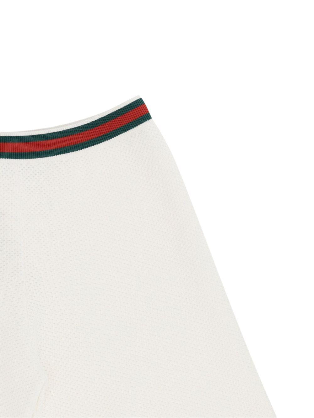 Gucci Kids bermuda con ricamo - Ninna Nanna