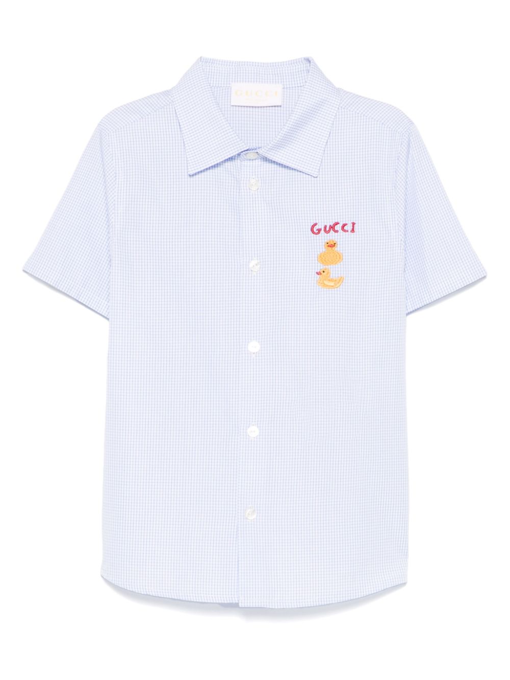 Gucci Kids camicia con ricamo - Ninna Nanna