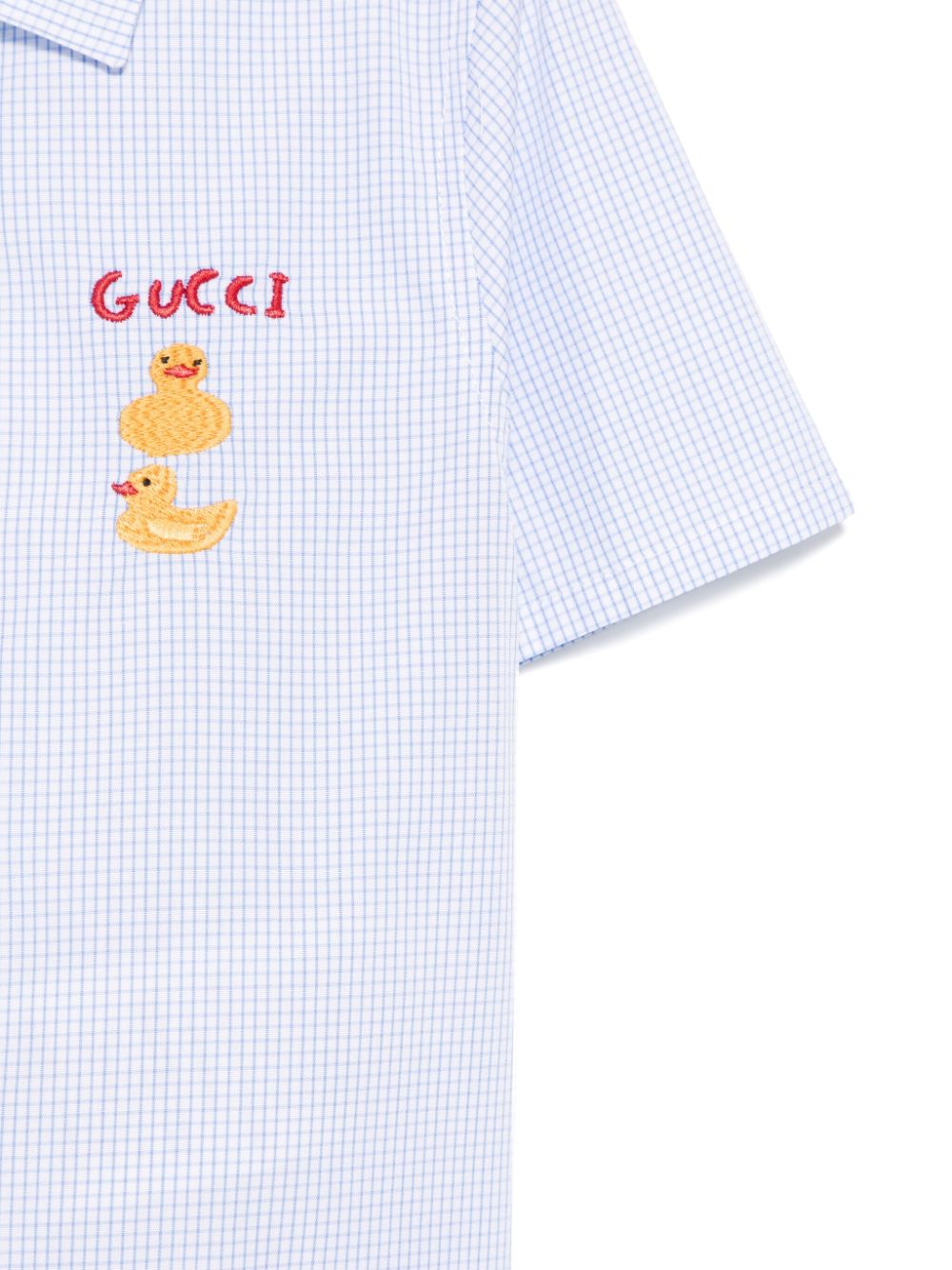 Gucci Kids camicia con ricamo - Ninna Nanna