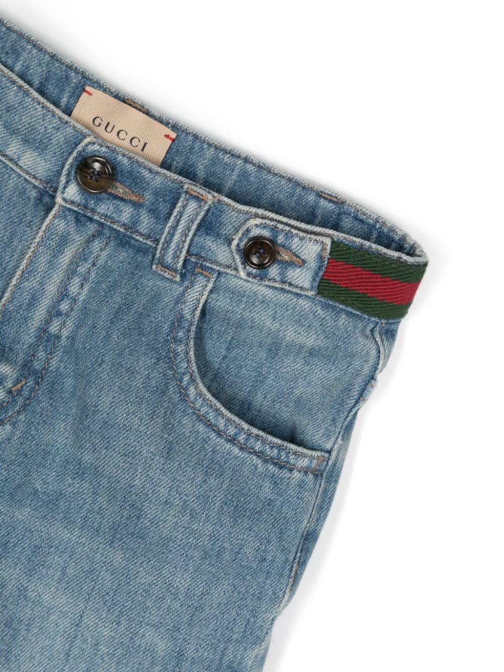 Gucci Kids jeans dritti - Ninna Nanna