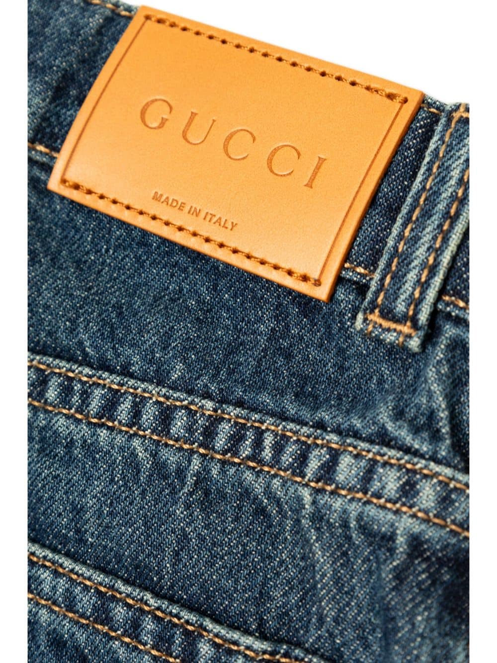 Gucci Kids jeans dritti - Ninna Nanna