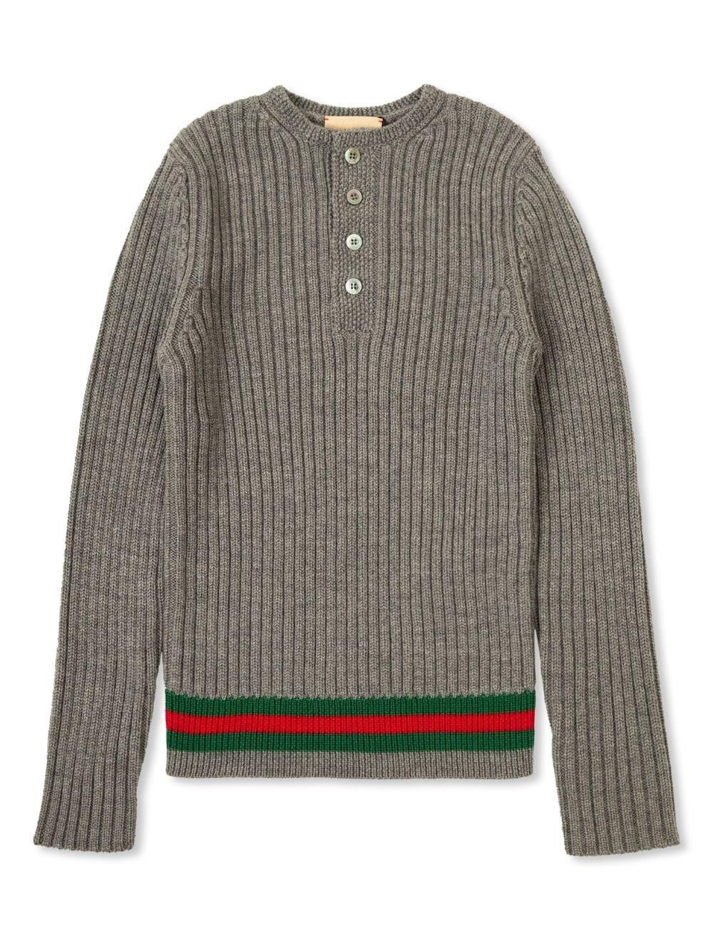 Gucci Kids Maglione a coste - Ninna Nanna