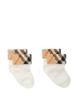 Set per neonato Burberry Kids 2 calzini 8121864 A1464 BURBERRY KIDS 