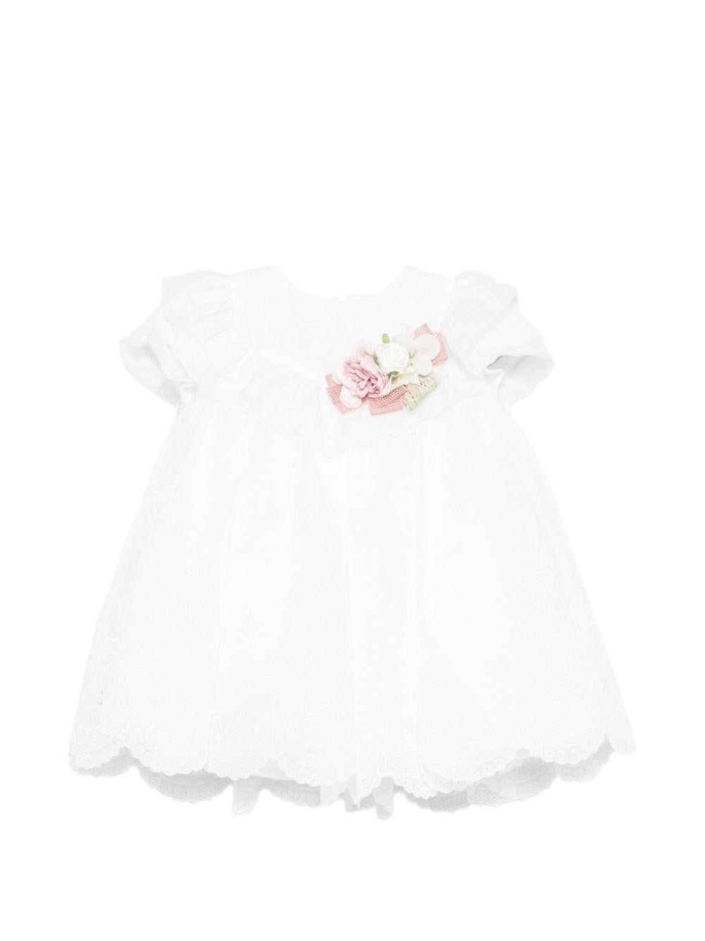 Abito per neonata Colorichiari con fiore FN108232 15 COLORICHIARI 