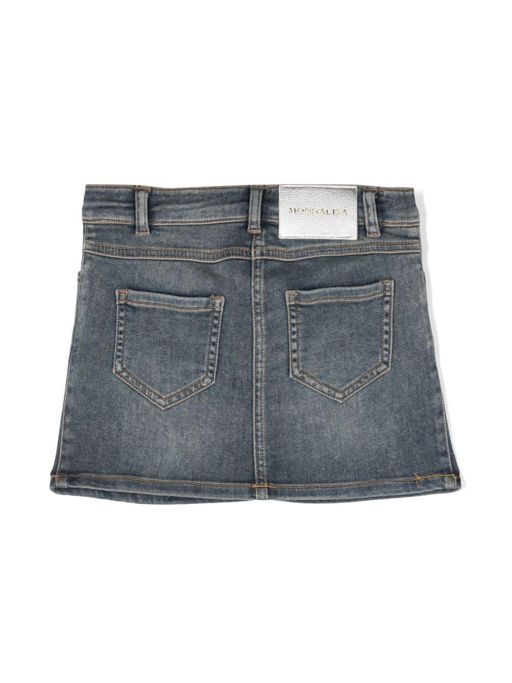 Monnalisa gonna in jeans 19B7002029 5502 MONNALISA 