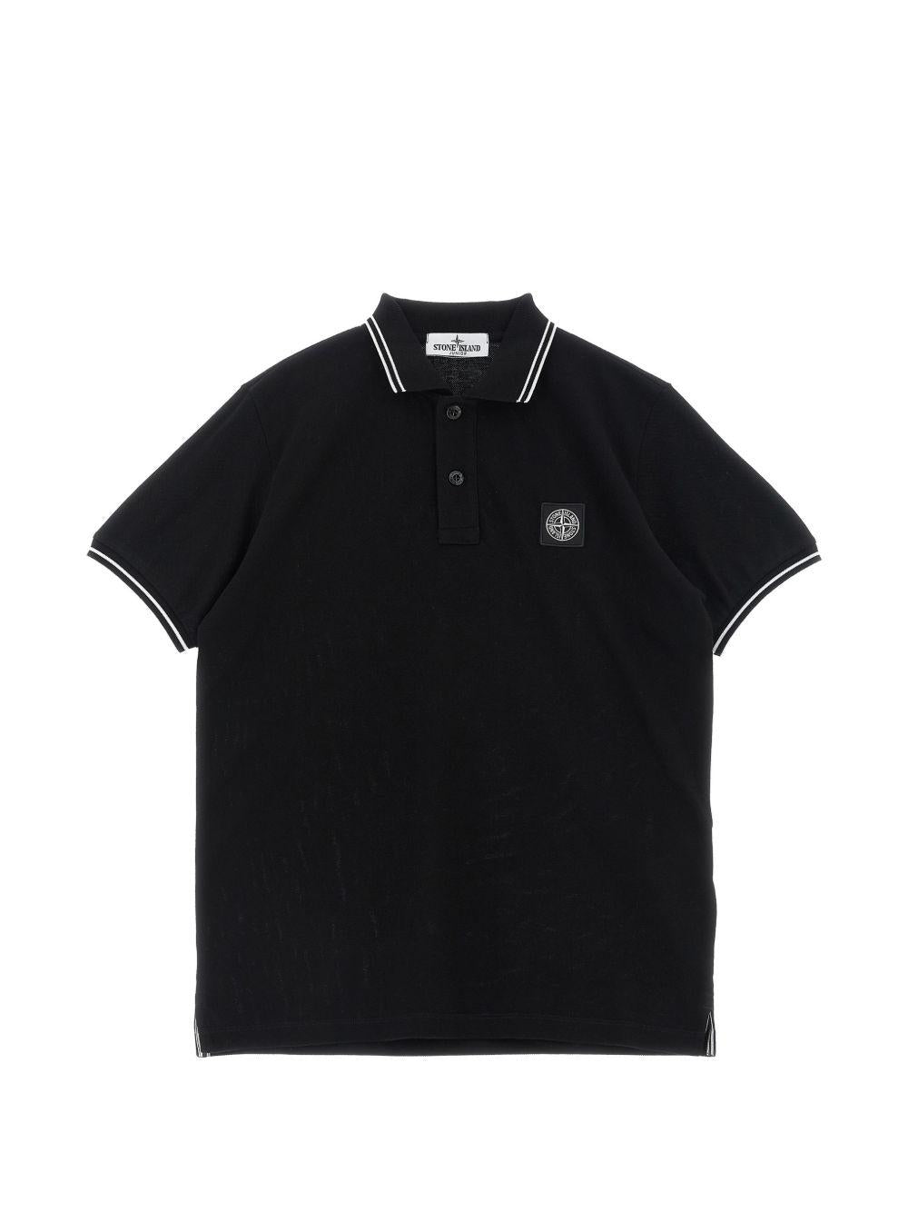 Polo per bambino Stone Island Junior con logo L1S162200002S0018 V0029 STONE ISLAND JUNIOR 