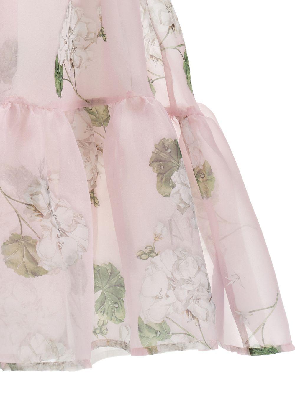 Abito per bambina Monnalisa a fiori 71G9137652 0091 MONNALISA 