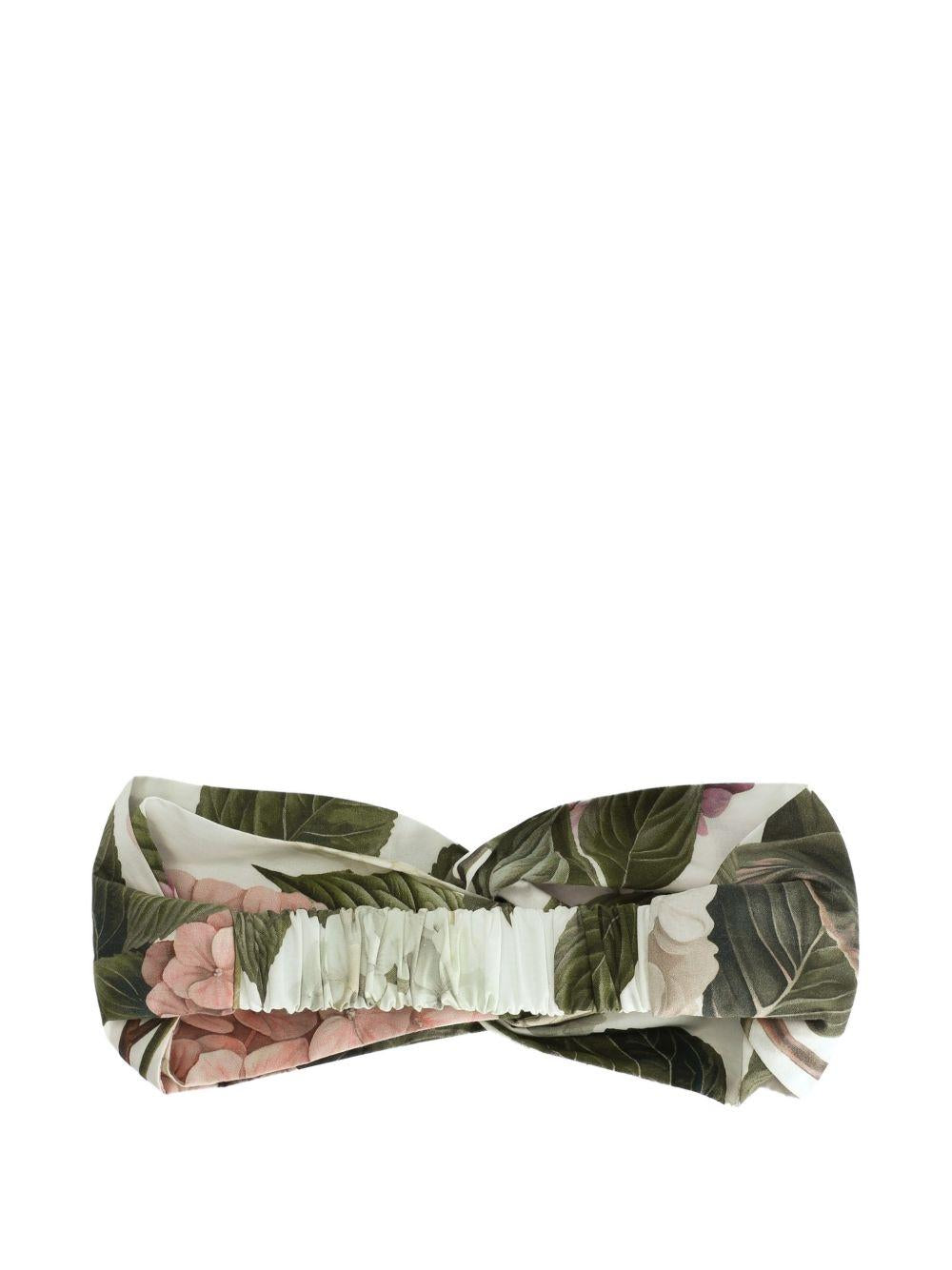 Fascia per neonata Dolce & Gabbana Kids a fiori LN5H09HS5UG HA5XG DOLCE & GABBANA KIDS 