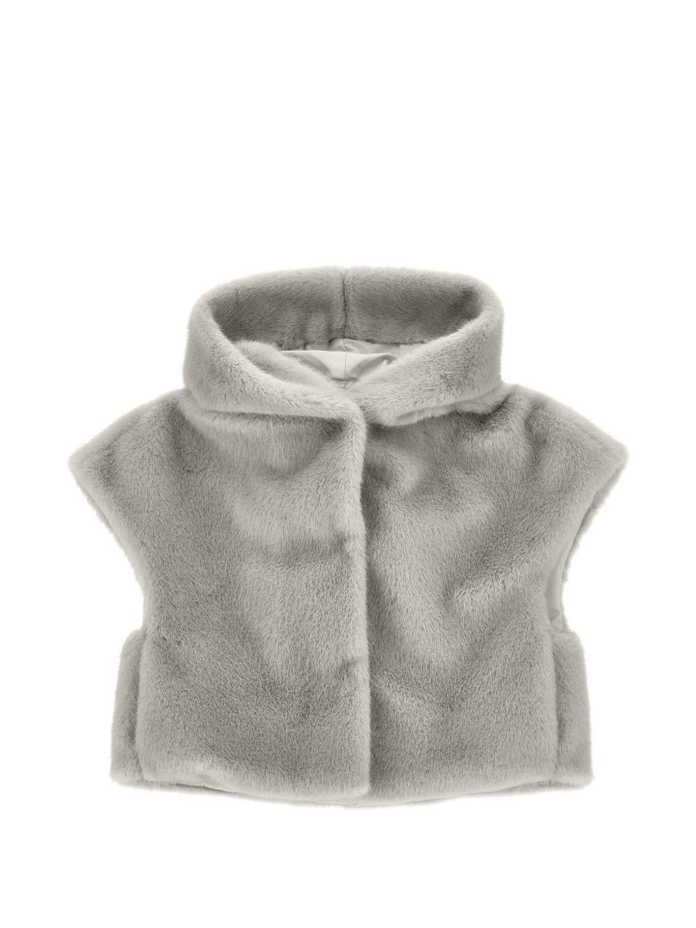 Gilet per bambina Monnalisa peluche 17H1058034 0032 MONNALISA 