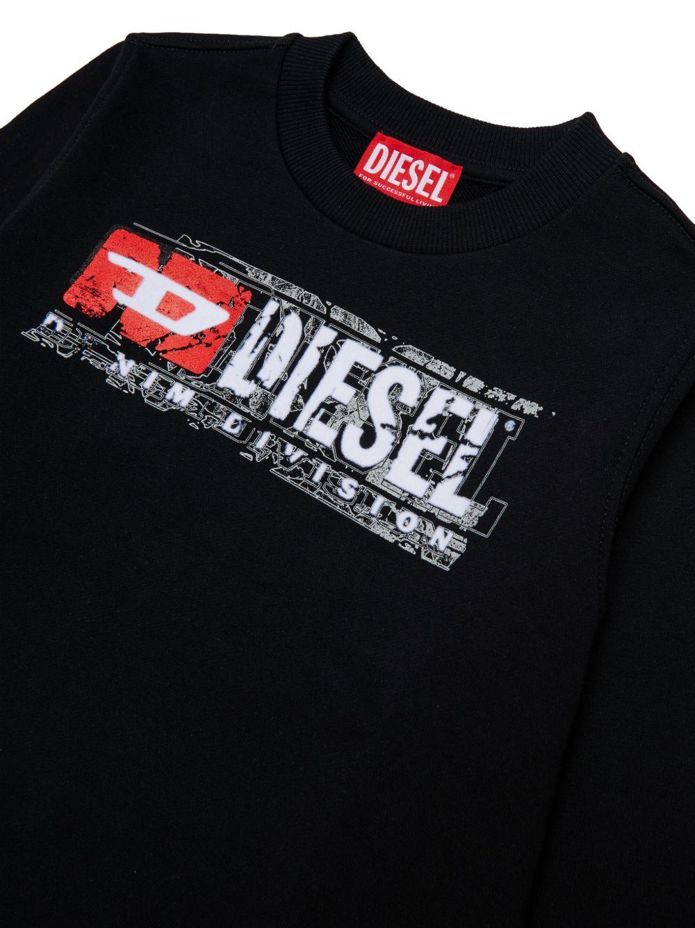 Felpa per bambino Diesel Kids con logo J02973KYAVF K900 DIESEL KIDS 