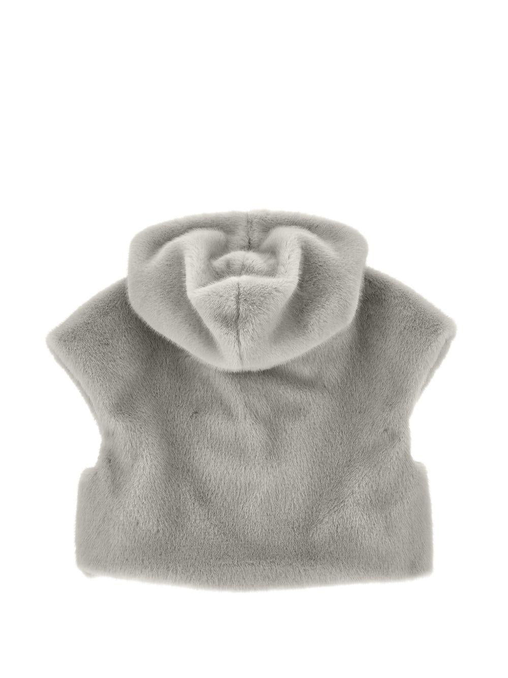 Gilet per bambina Monnalisa peluche 17H1058034 0032 MONNALISA 
