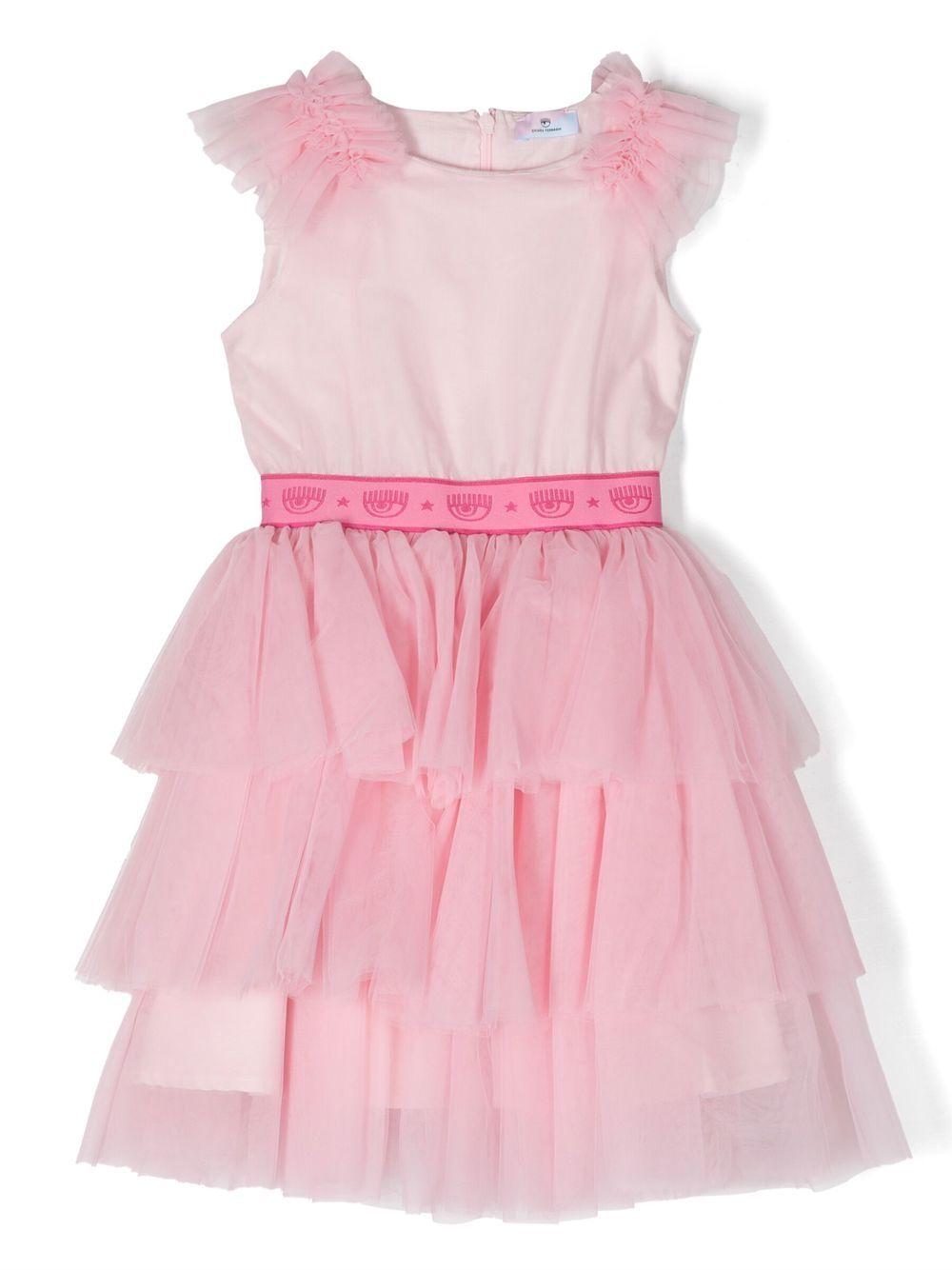 Chiara Ferragni kids abito in tulle 51A901T9945 0090 CHIARA FERRAGNI 