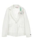 Blazer per bambina Monnalisa con fiore 71G1037303 0001 MONNALISA 