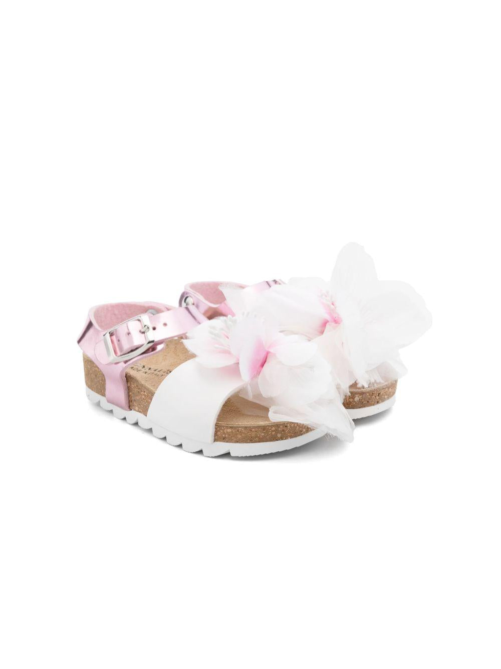 Monnalisa sandali con fiore 8CE0035728 0090 MONNALISA 