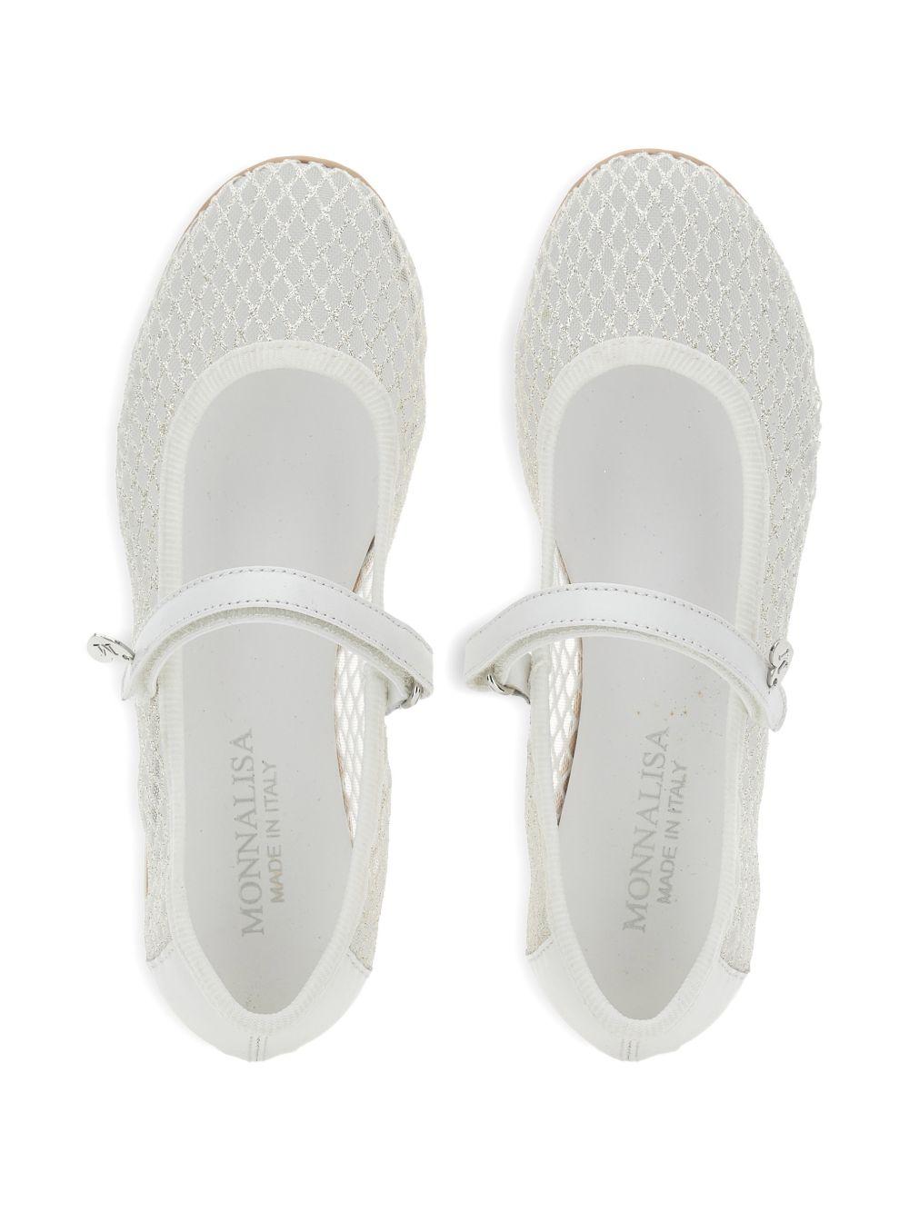 Ballerine per bambina Monnalisa a rete 87G0027704 0099 MONNALISA 