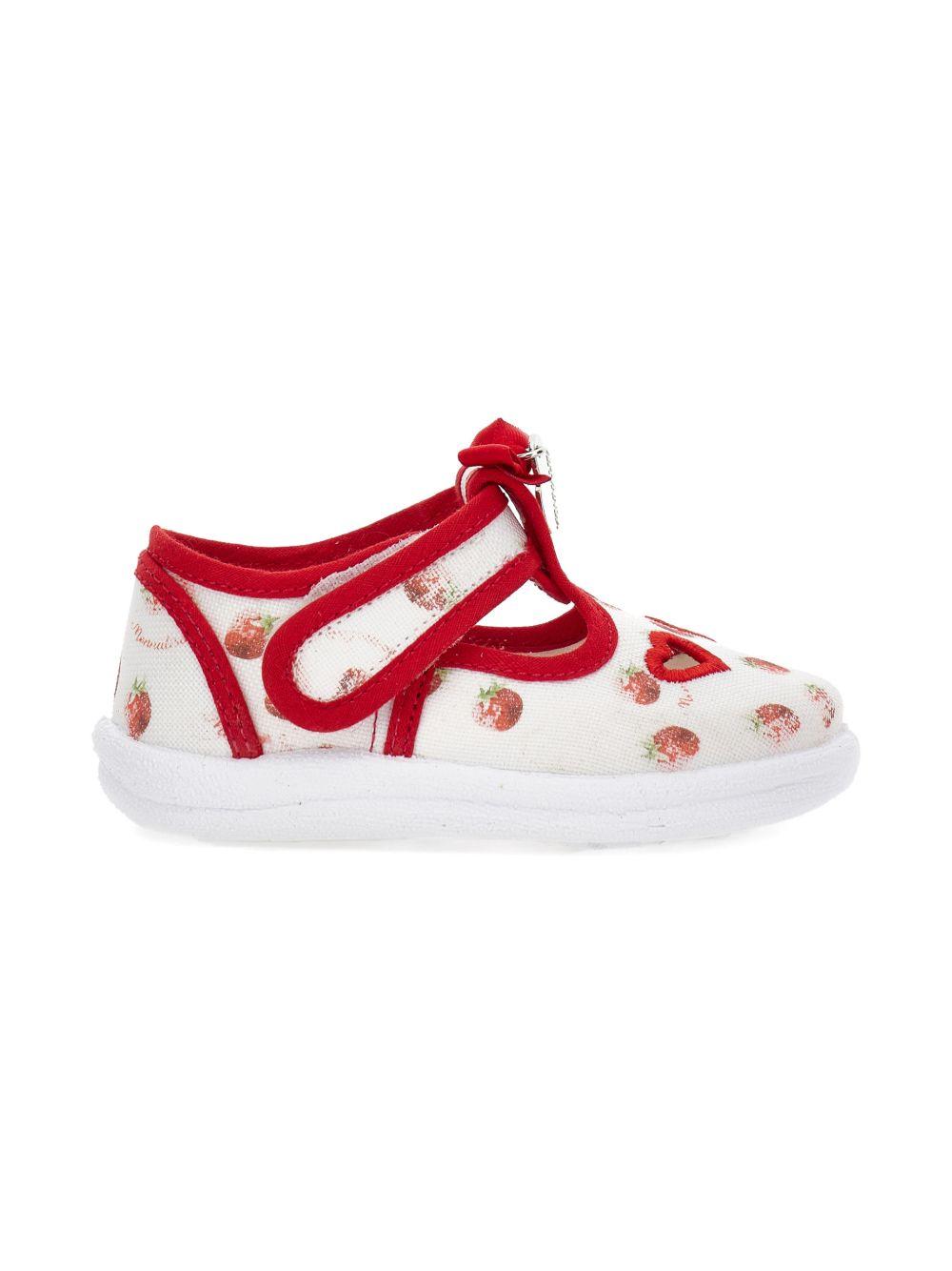 Scarpine per neonata Monnalisa con stampa 83G0037713 9944 MONNALISA 