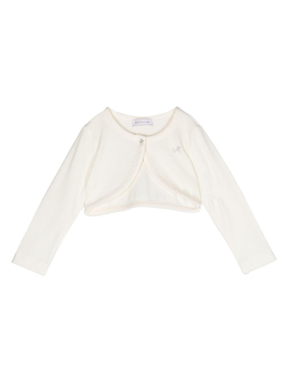 Monnalisa cardigan in crepe 17CCAD3204 0001 MONNALISA 