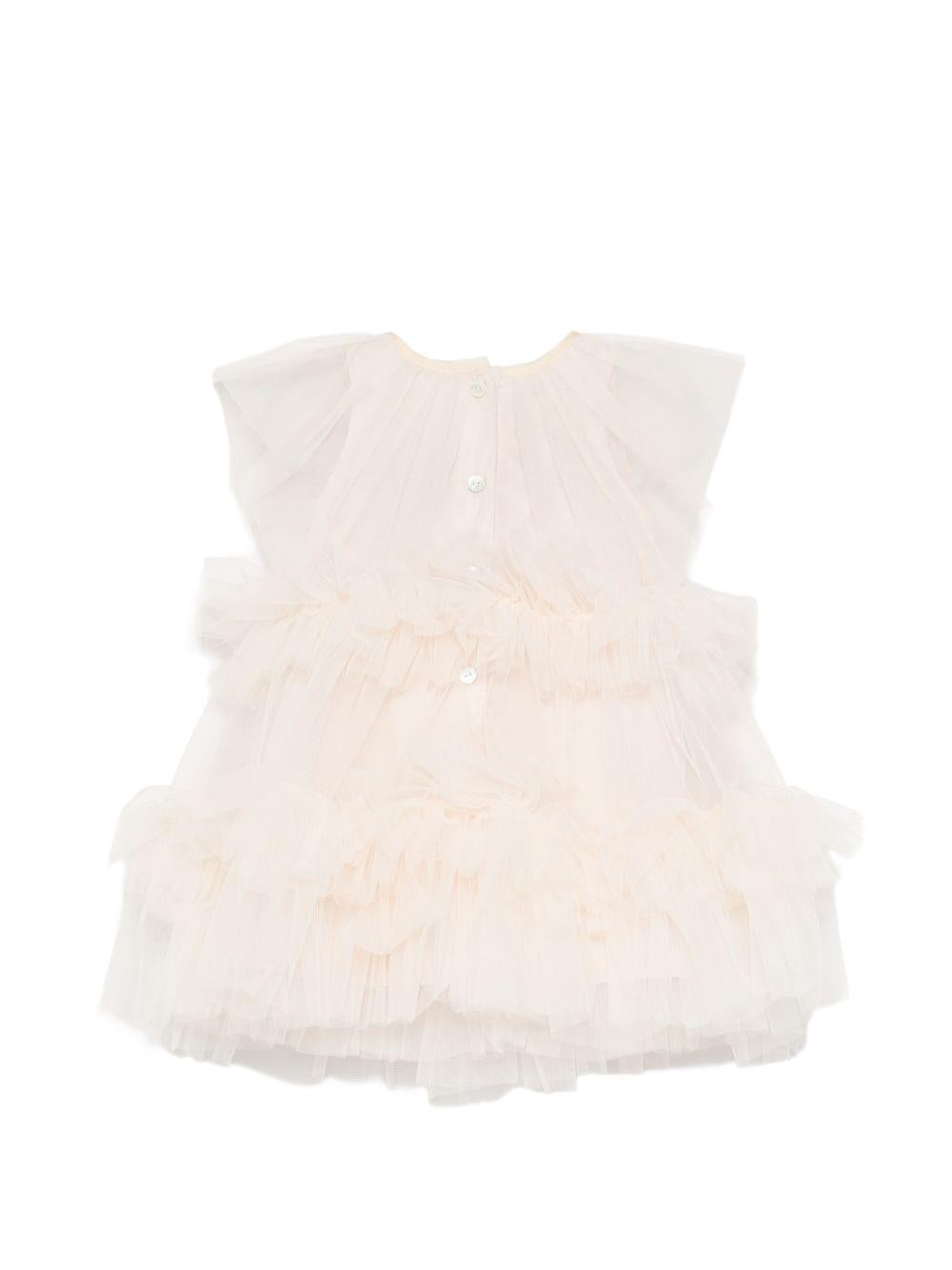 Abito per neonato Fendi Kids con rouches BFB600AEXX F0MXV FENDI KIDS 