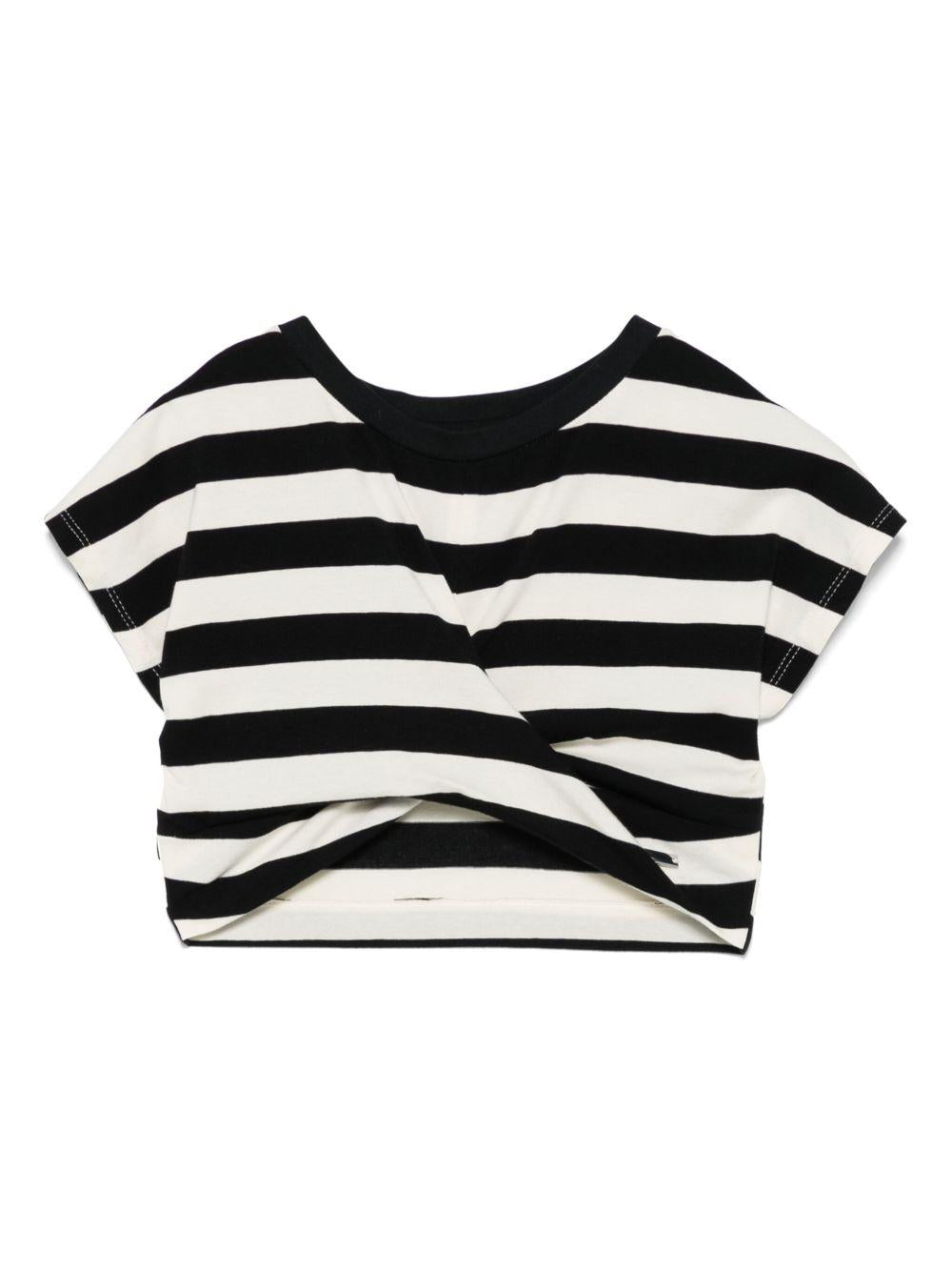Monnalisa t-shirt a righe 41E6065215 0150 MONNALISA 