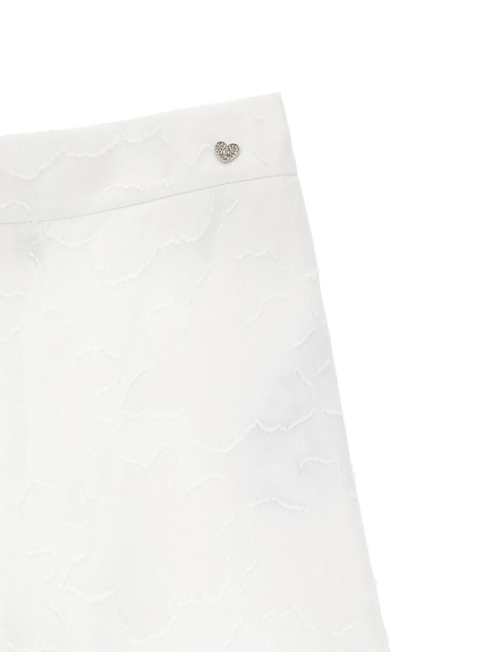 Pantaloni per bambina Monnalisa con ricamo 71G4027990 0001 MONNALISA 