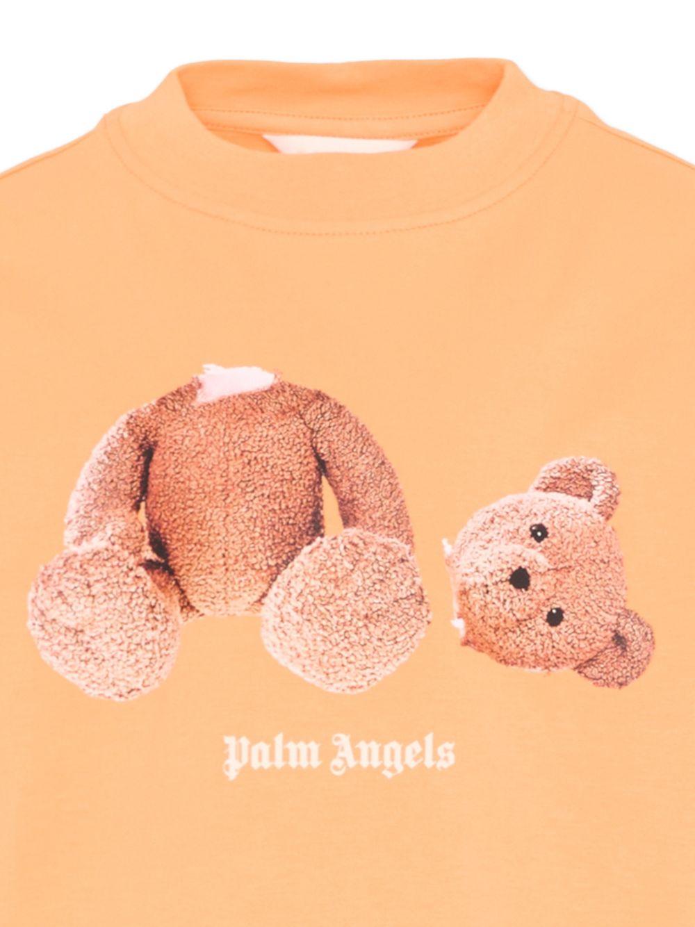 T-shirt per bambino Palm Angels Kids con orsetto PBAA003S26JER001 030 PALM ANGELS KIDS 