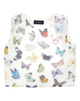 Top per bambina Monnalisa con farfalle 41G6087619 0084 MONNALISA 