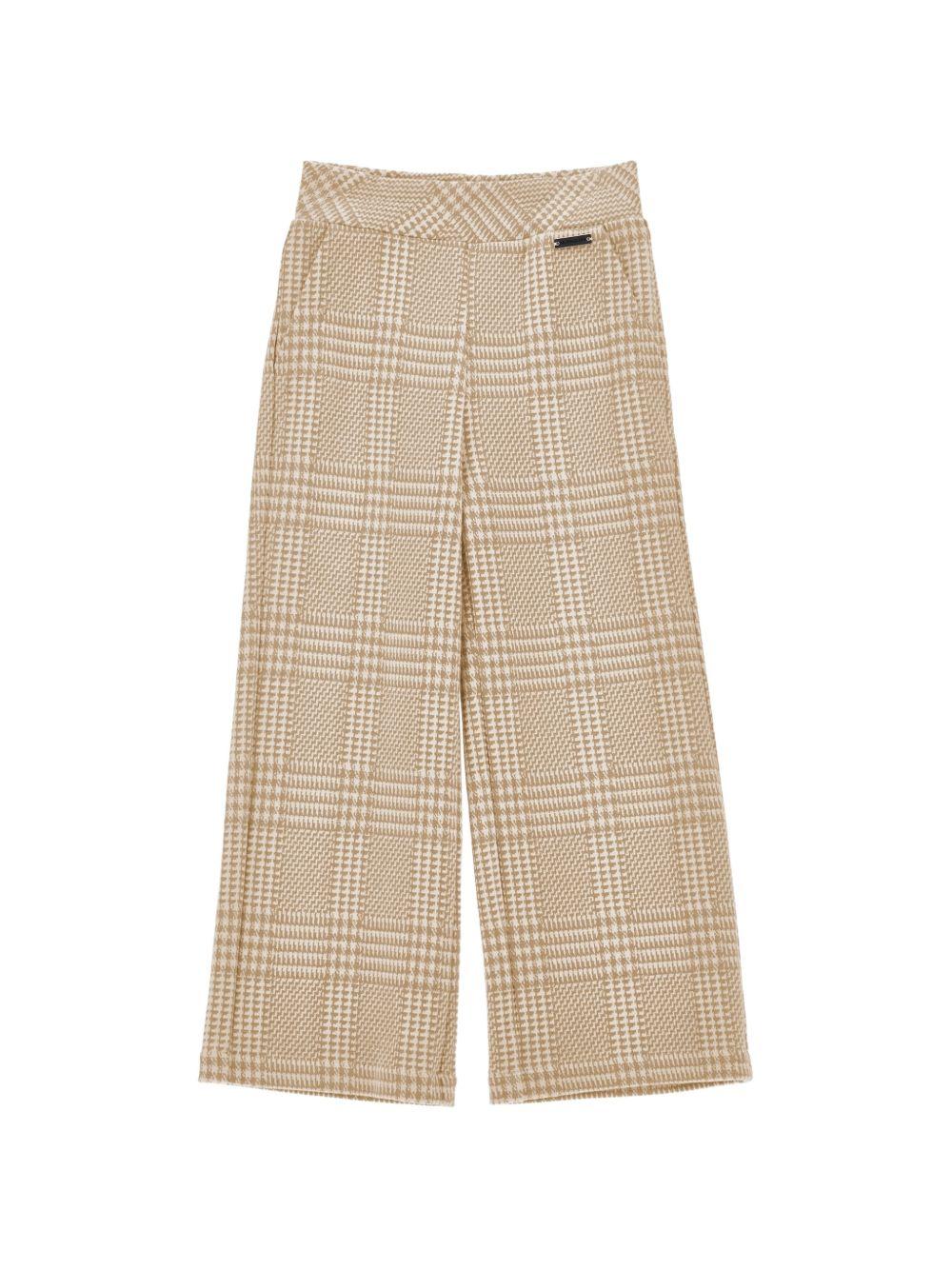 Pantaloni per bambina Monnalisa pied de poule 17H4068217 0203 MONNALISA 