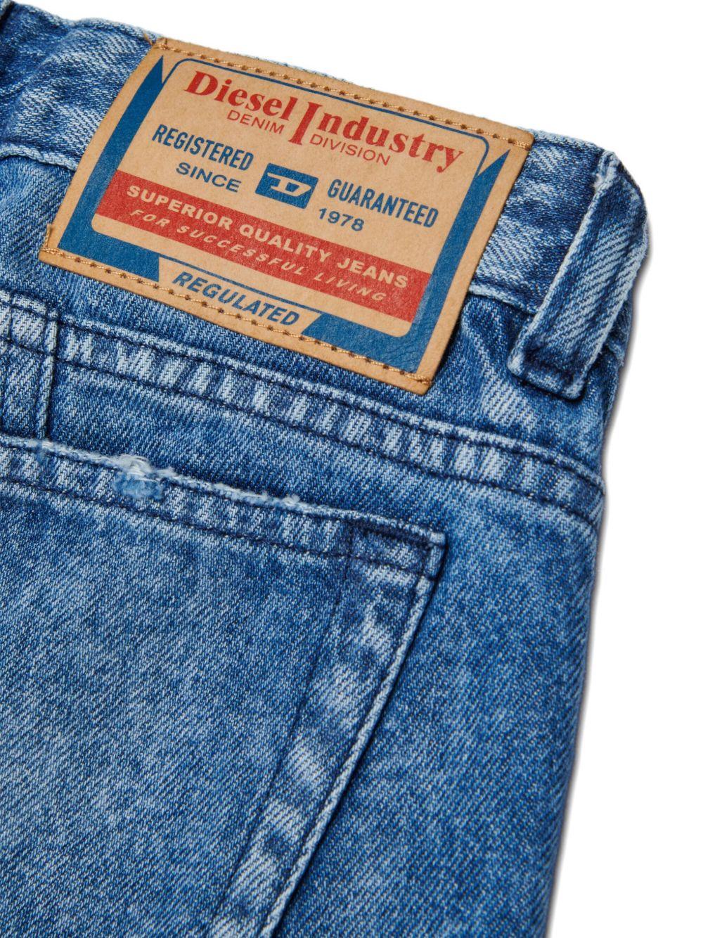 Jeans per bambina Diesel Kids a zampa J02343KXBSV K01 DIESEL KIDS 