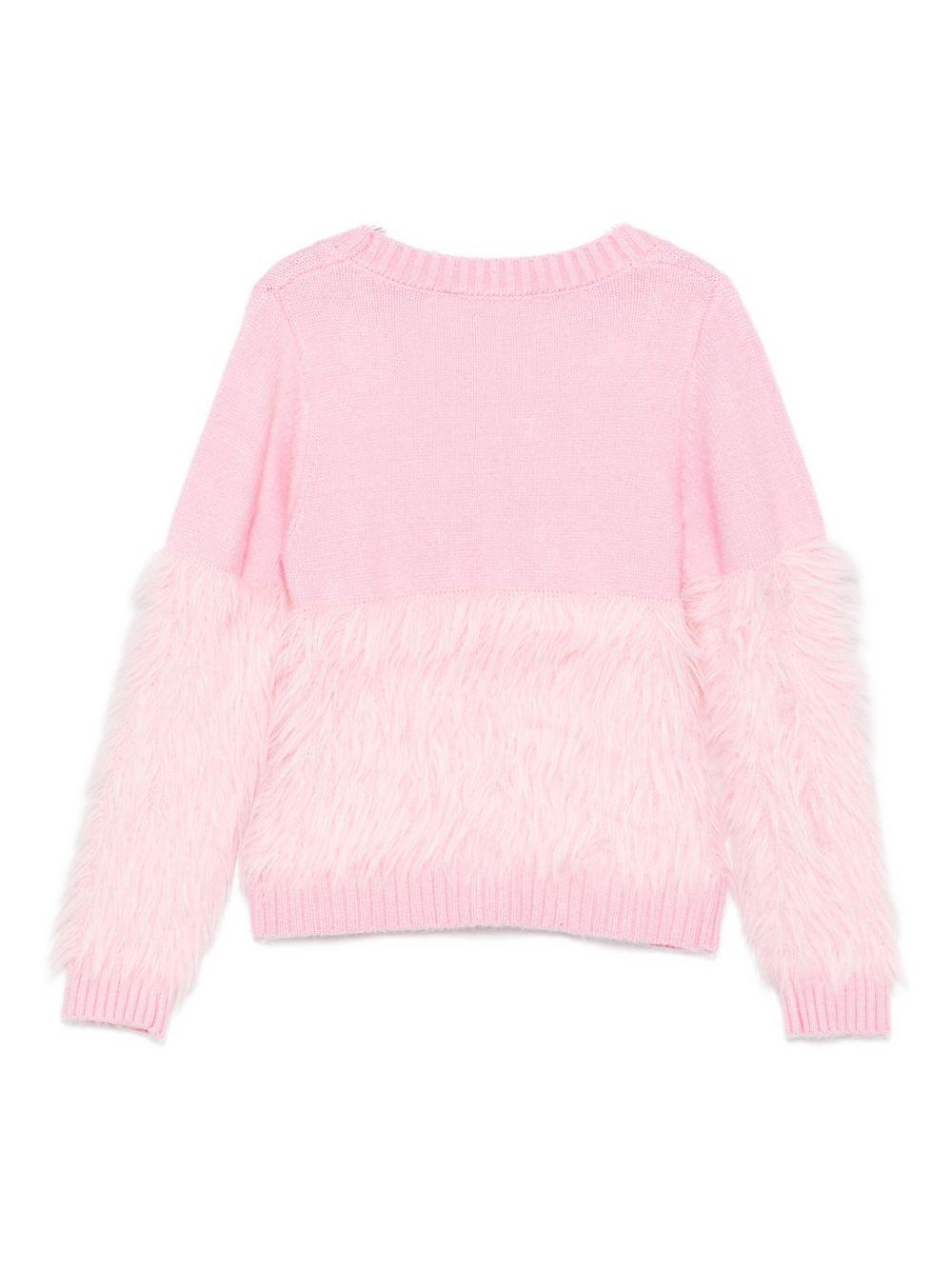 Monnalisa cardigan peloso 17F8026059 0090 MONNALISA 