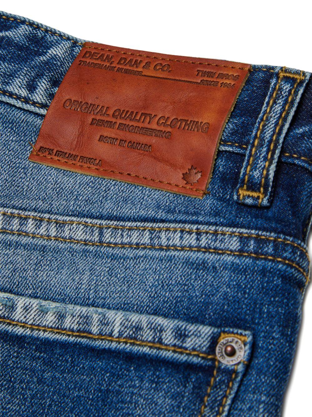 Jeans per bambina Dsquared2 Kids ampi DQ3577D0AHR DQ01 DSQUARED2 KIDS 