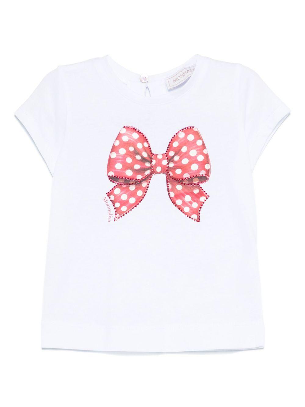 Monnalisa t-shirt con stampa 39E6175011 0099 MONNALISA 