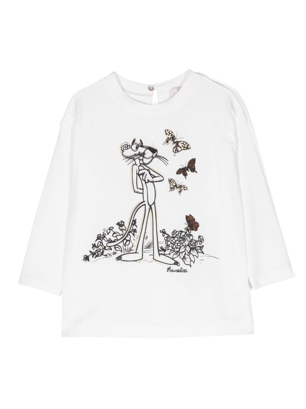 Monnalisa t-shirt maniche lunghe 19B6232011 0001 MONNALISA 