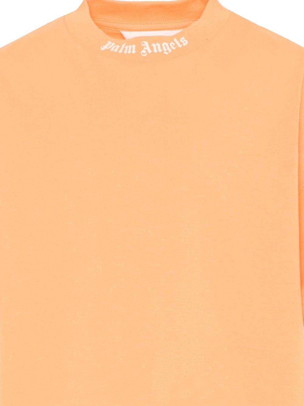 T-shirt per bambino Palm Angels Kids con logo PBAA002S26JER001 030 PALM ANGELS KIDS 