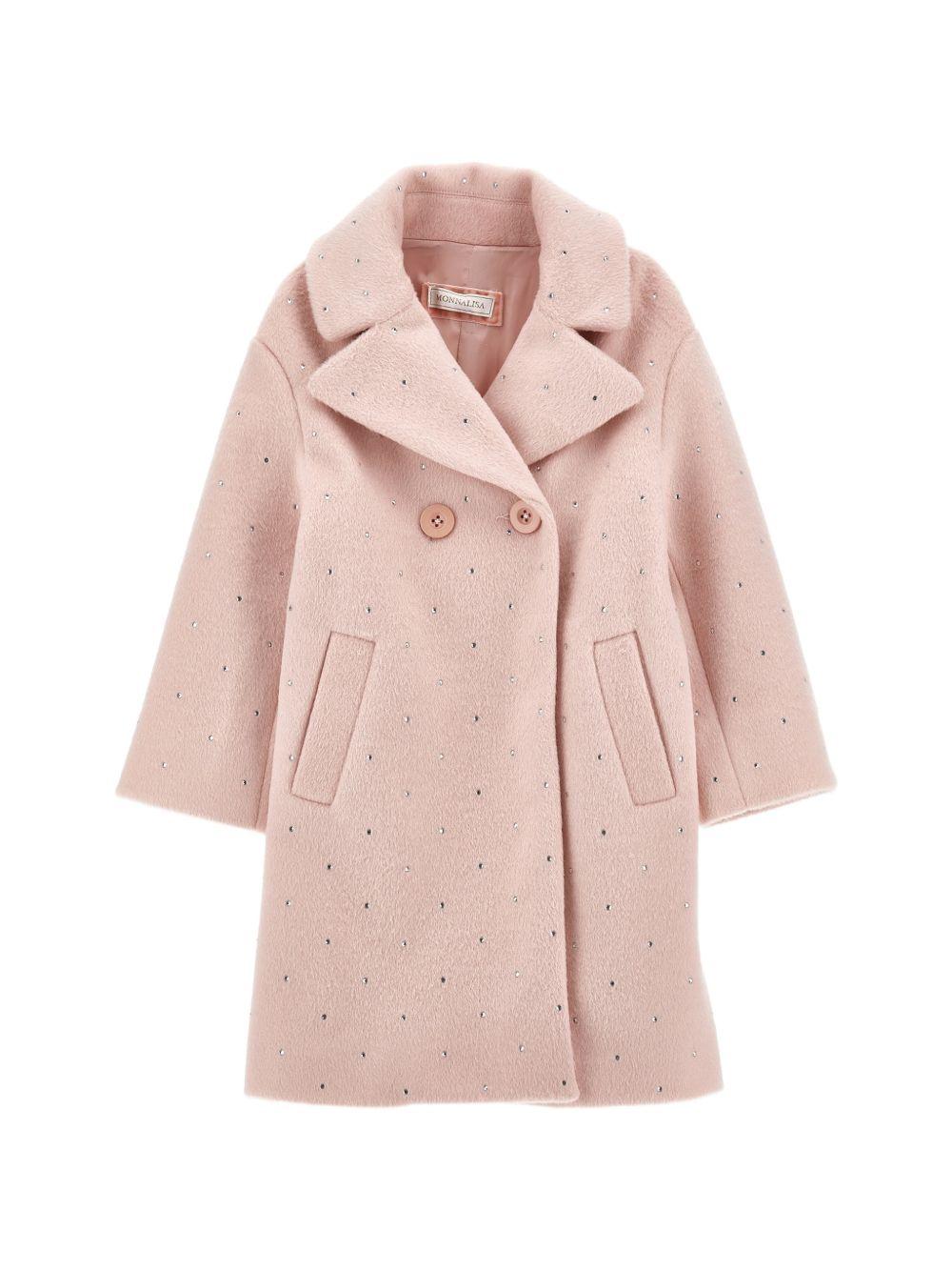 Cappotto per bambina Monnalisa con cintura 17H1118036 094F MONNALISA 