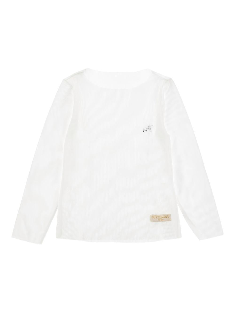 T-shirt per bambina Monnalisa in tulle 17G6057980 0001 MONNALISA 