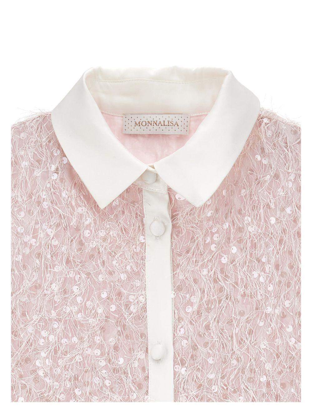 Abito per bambina Monnalisa pailettes 79G9047024 0091 MONNALISA 