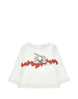 T-shirt per neonata Monnalisa con stampa 39H6138002 0001 MONNALISA 