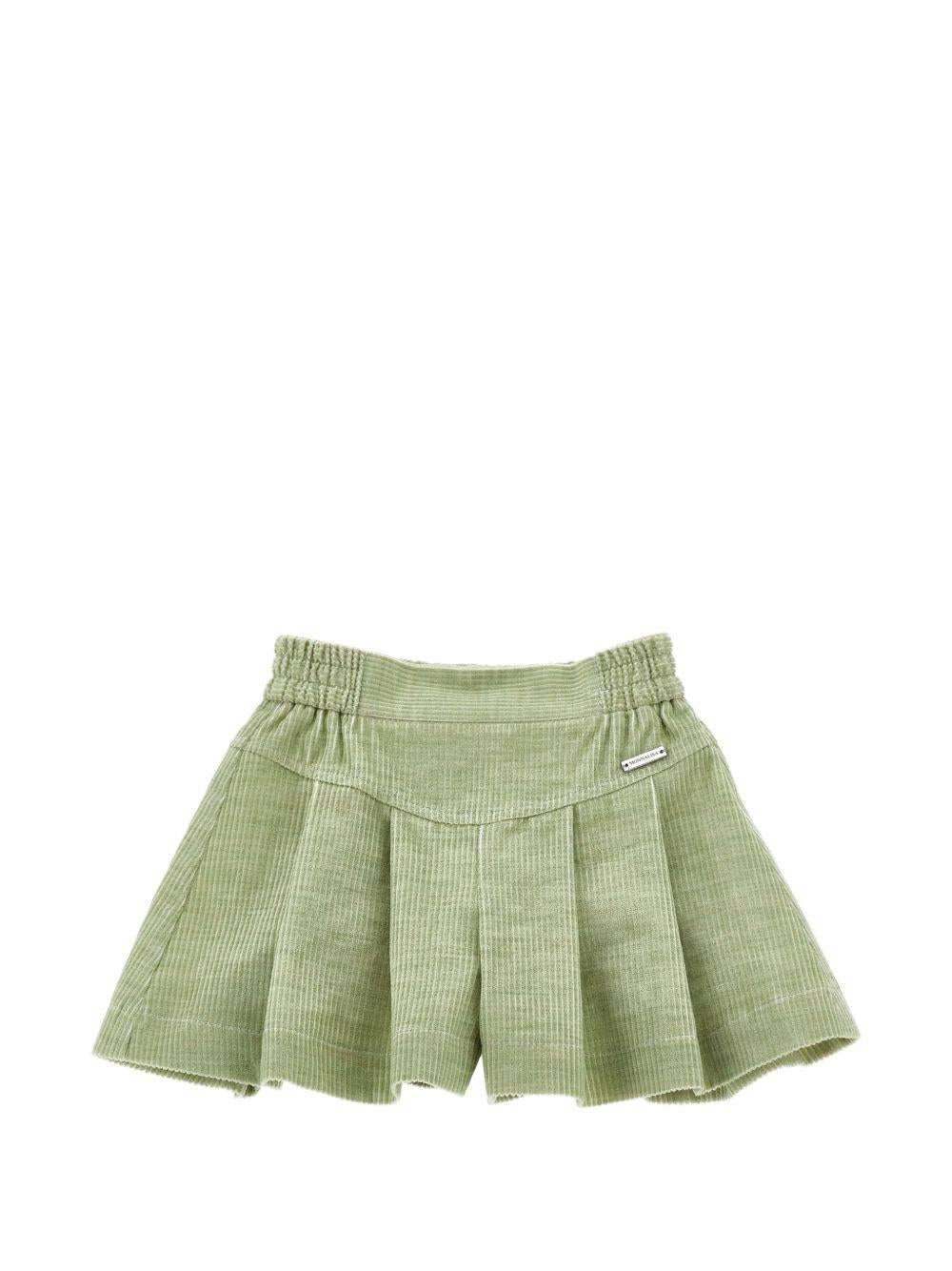 Shorts per bambina Monnalisa in velluto 17H4048852 024M MONNALISA 