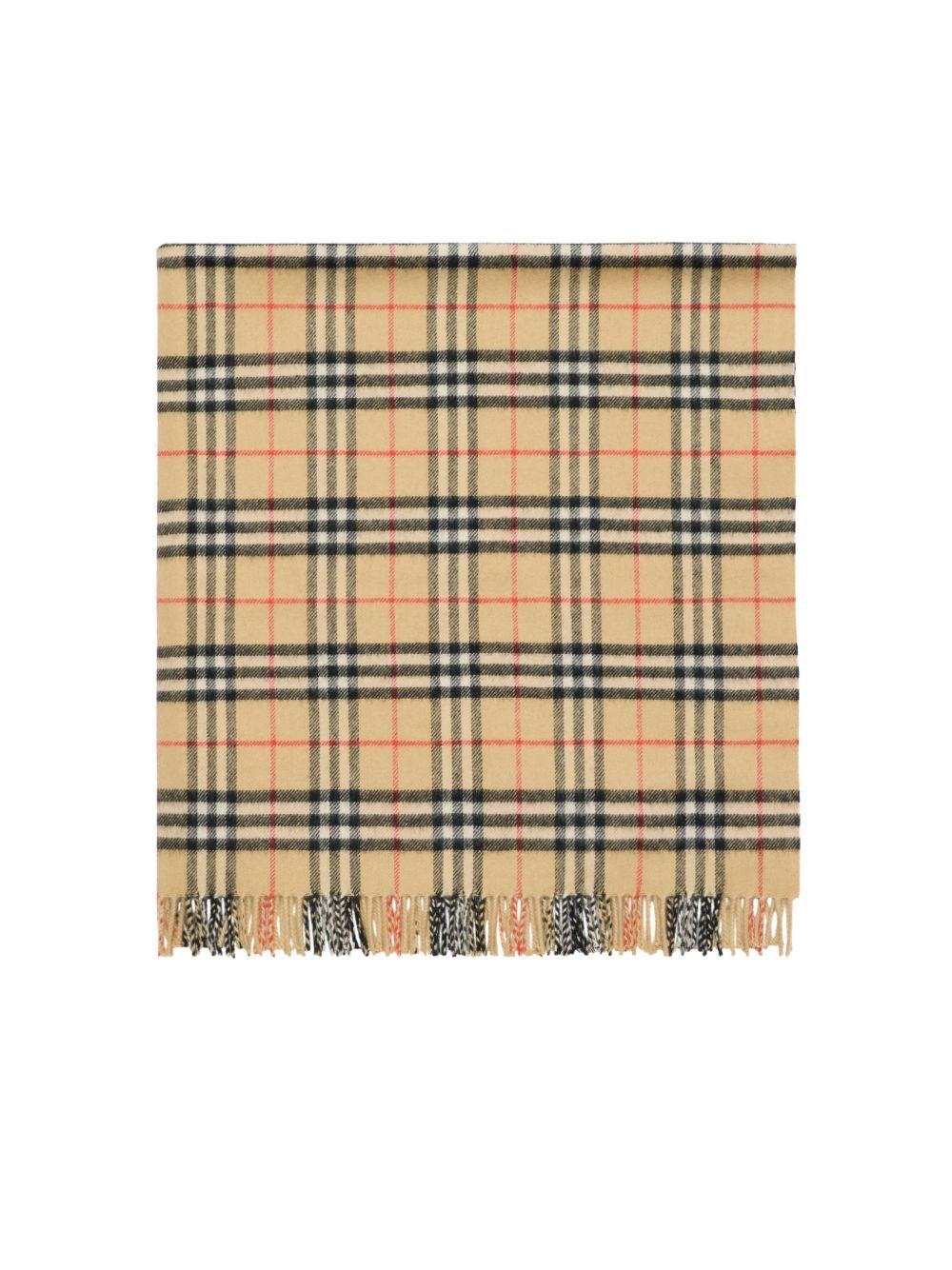 Coperta unisex Burberry Kids in check 8117406 B9368 BURBERRY KIDS 