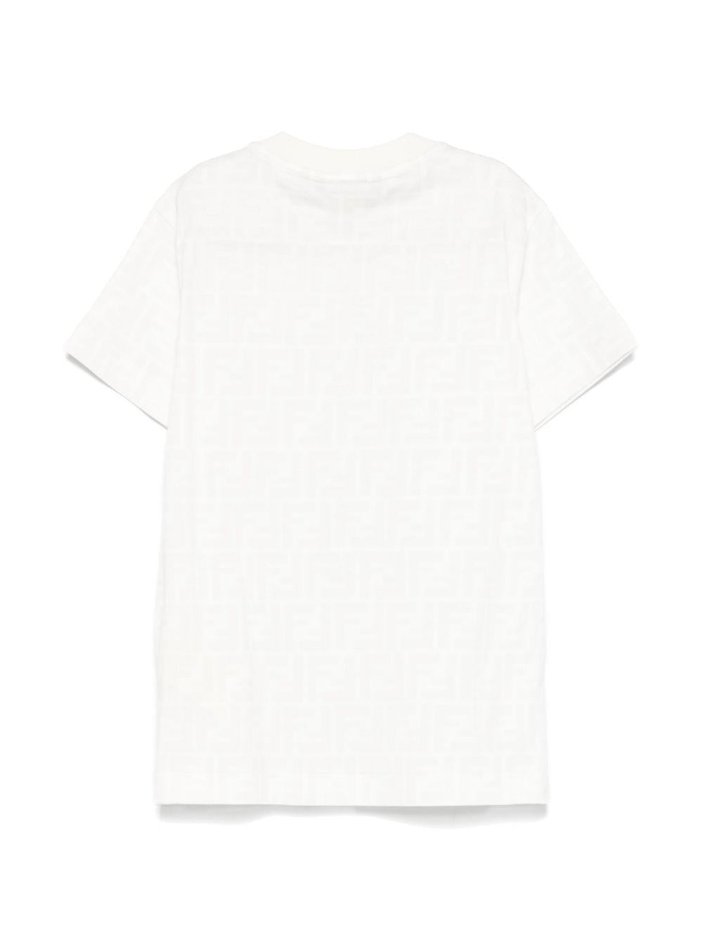 T-shirt per bambina Fendi Kids FF JUI181ATRV F0TU9 FENDI KIDS 