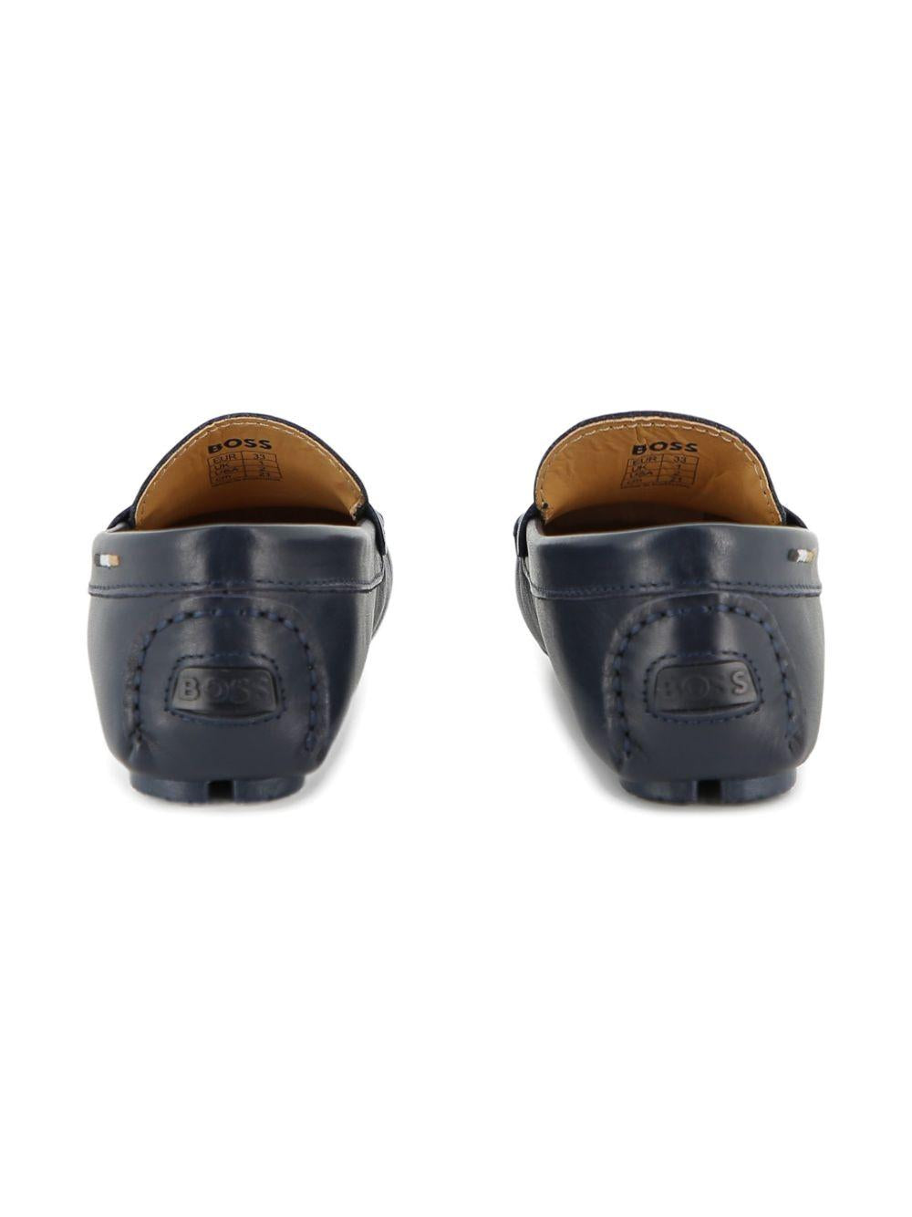 Mocassini per bambino Boss Kids in pelle J52808 862 BOSS KIDS 