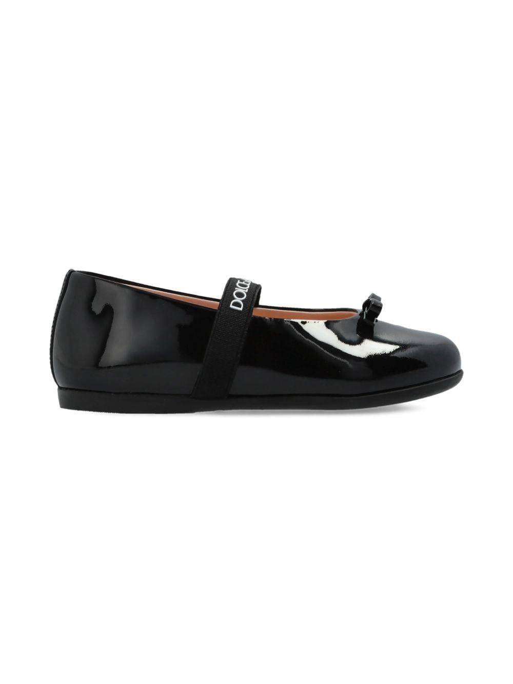 Ballerina per bambina Dolce & Gabbana Kids in pelle D20093A4831 80999 DOLCE & GABBANA KIDS 