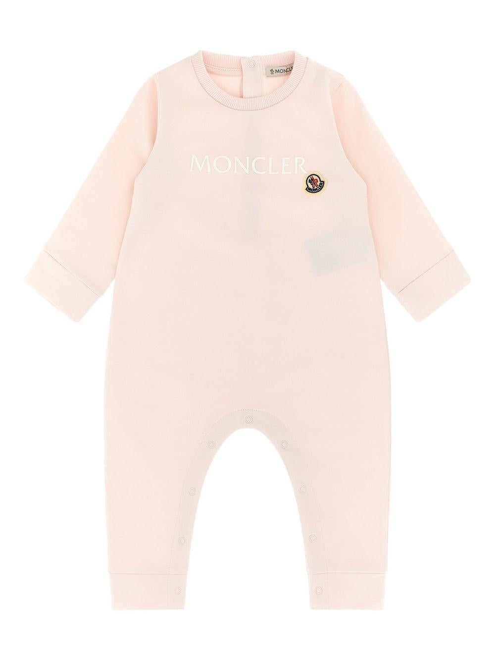 Tutina per neonata Moncler Enfant con logo L19518L0000489B9Y 503 MONCLER ENFANT 