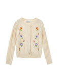 Cardigan per bambina Monnalisa con ricami 19H8048060 029F MONNALISA 