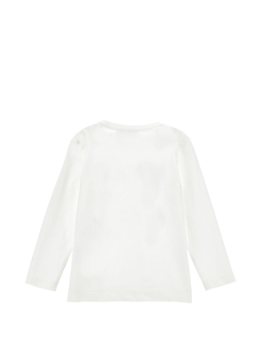 T-shirt per bambina Monnalisa con fiori 11H6158201 0001 MONNALISA 