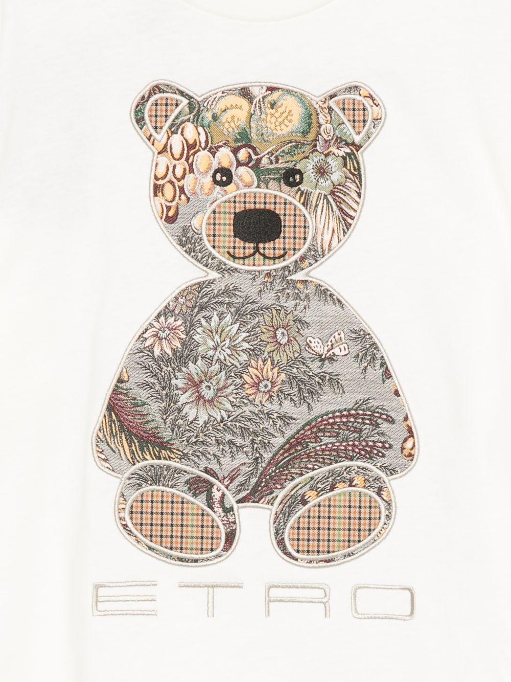 T-shirt per bambino Etro Kids con orsetto GZ8P31Z3672 102 ETRO KIDS 