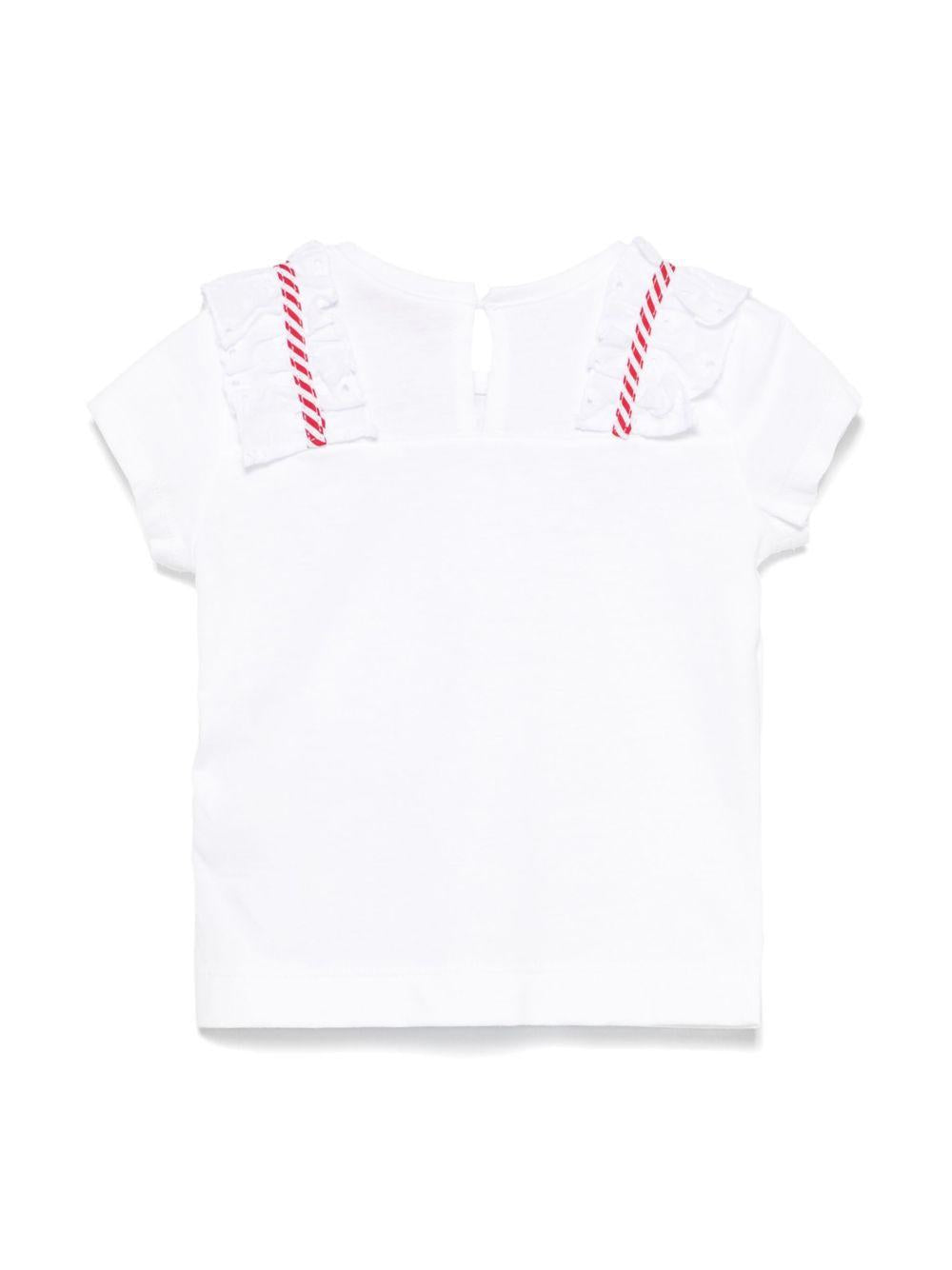 Monnalisa t-shirt Sangallo 31E6165203 0099 MONNALISA 