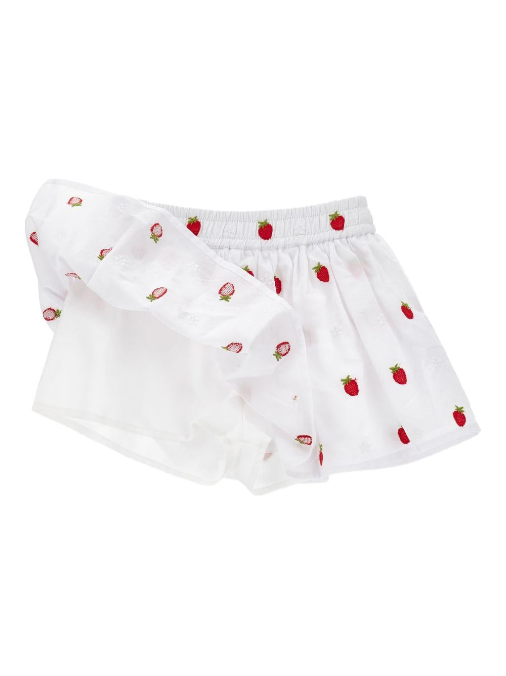 Shorts per neonata Monnalisa con fragole 31G4137944 9944 MONNALISA 
