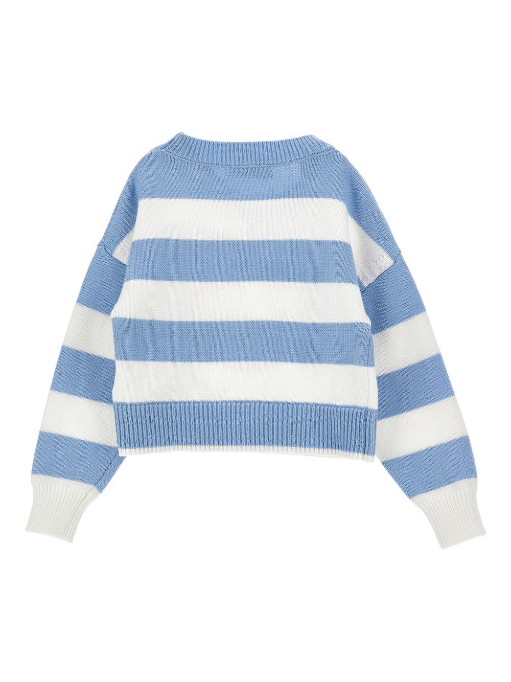 Maglione per bambina Monnalisa a righe 19G6067029 5899 MONNALISA 