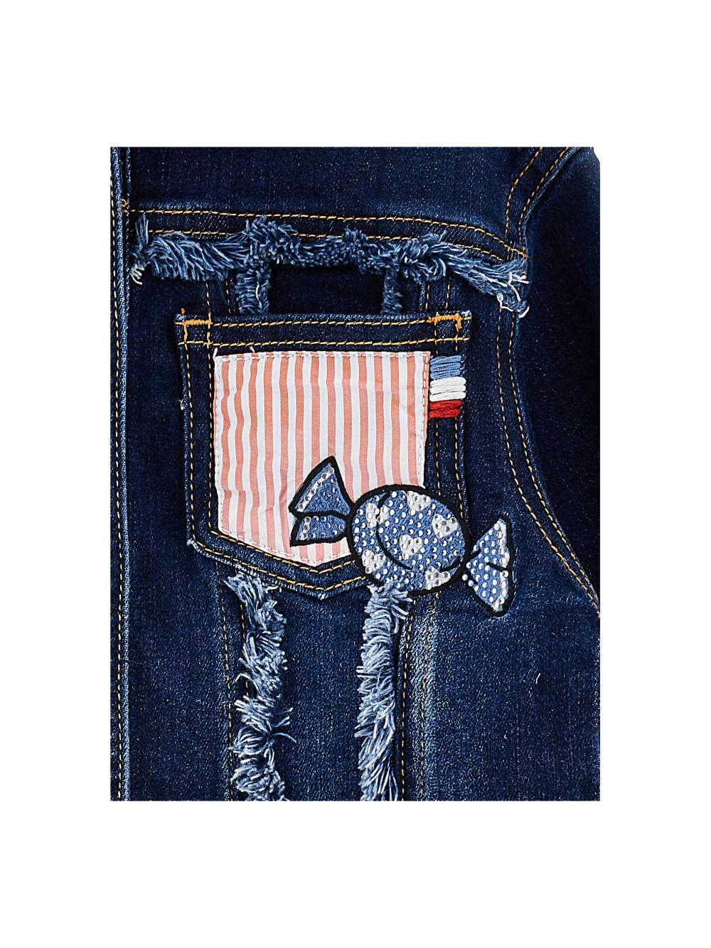 Giacca per bambina Monnalisa di jeans 19G1017015 0055 MONNALISA 